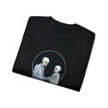 Load image into Gallery viewer, Skeleton Graphic Gothic Wedding Gift | Witchy Wedding Gift | Unisex T-Shirts | Black T-Shirts