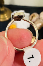 Load image into Gallery viewer, Ammonite Ring Size 7 925 Silver
