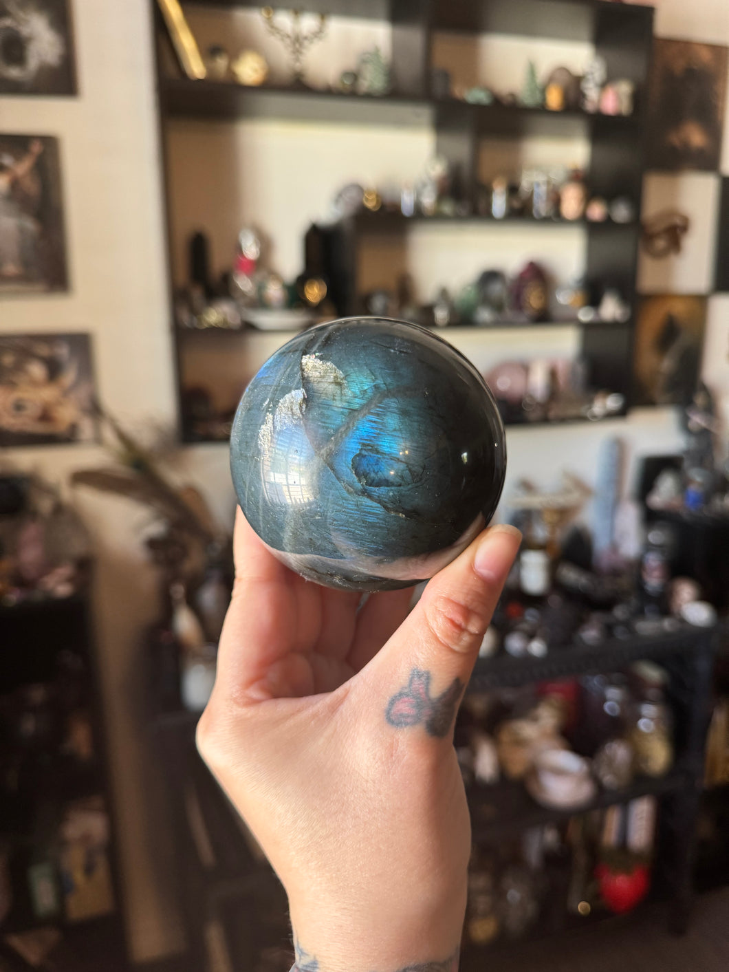 78mm Labradorite Sphere