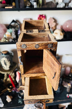 Load image into Gallery viewer, Mini Apothecary Cabinet - Witchy Altar Tools -
