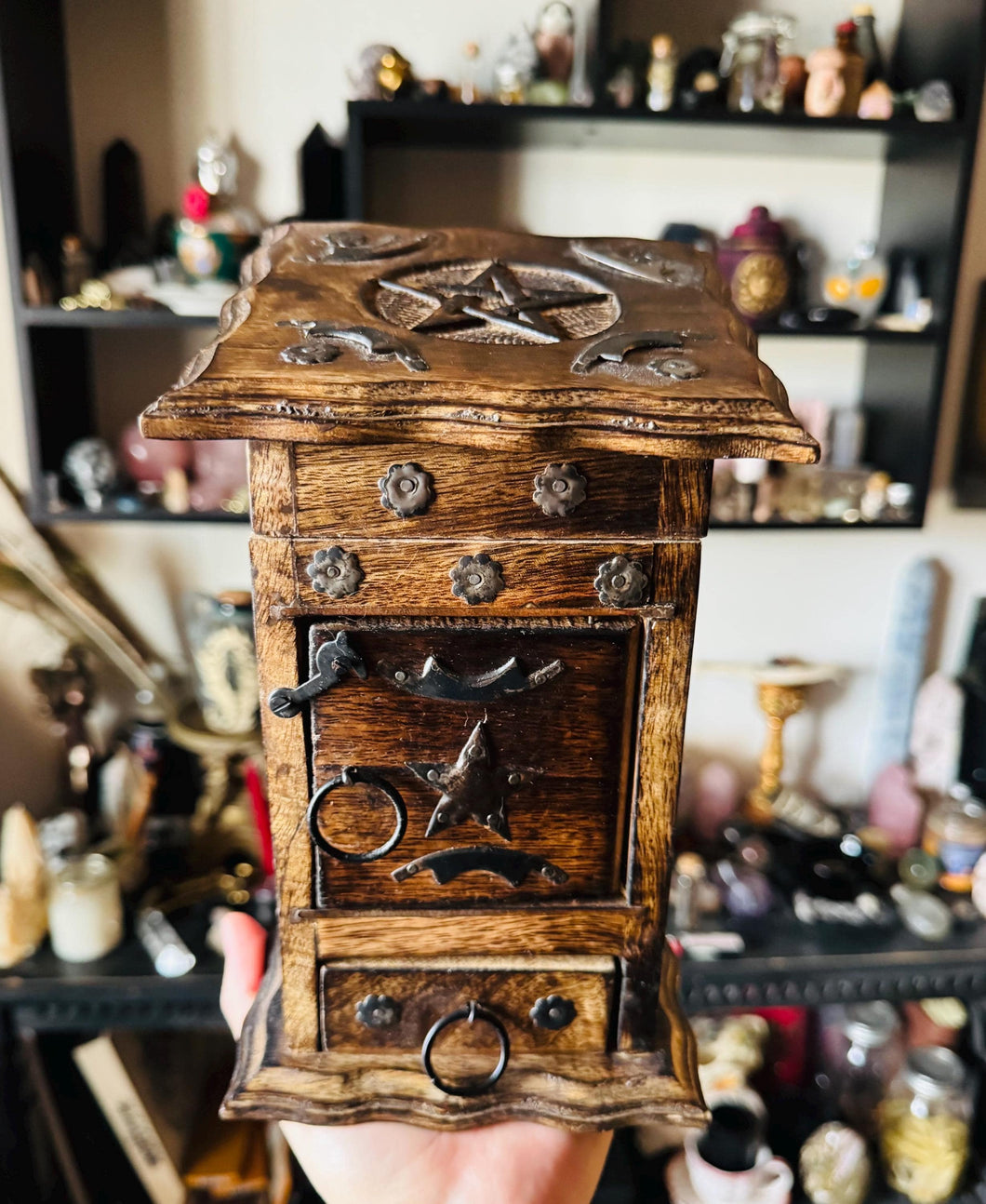Mini Apothecary Cabinet - Witchy Altar Tools -